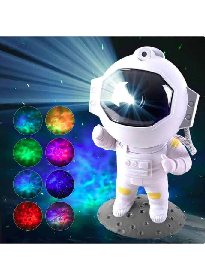 Astronaut Night Star Projector with Remote Control and 360 Degree Adjustable Design Astronaut Galaxy Nebula Night Light for Kids Adults Kids Bedroom Party Room Toy, White - Image 5